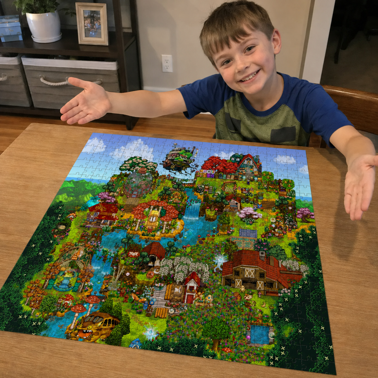 Stardew Valley Sky Farm Seasons Inspiration Puzzle (1000 pieces) — A puzzle game every Stardew Valley fan will love