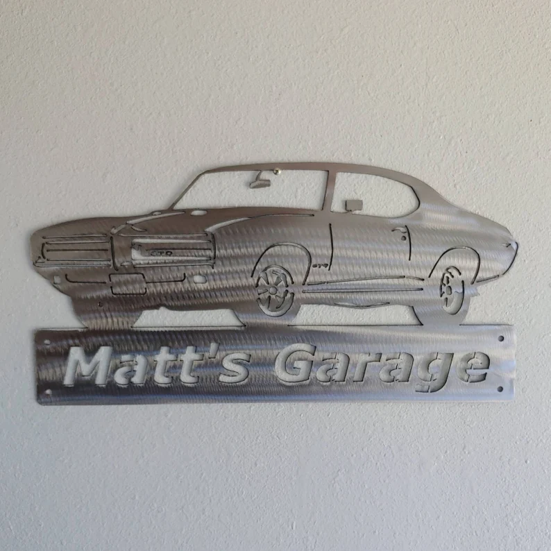 1969 Pontiac GTO-Personalized Metal Wall Art
