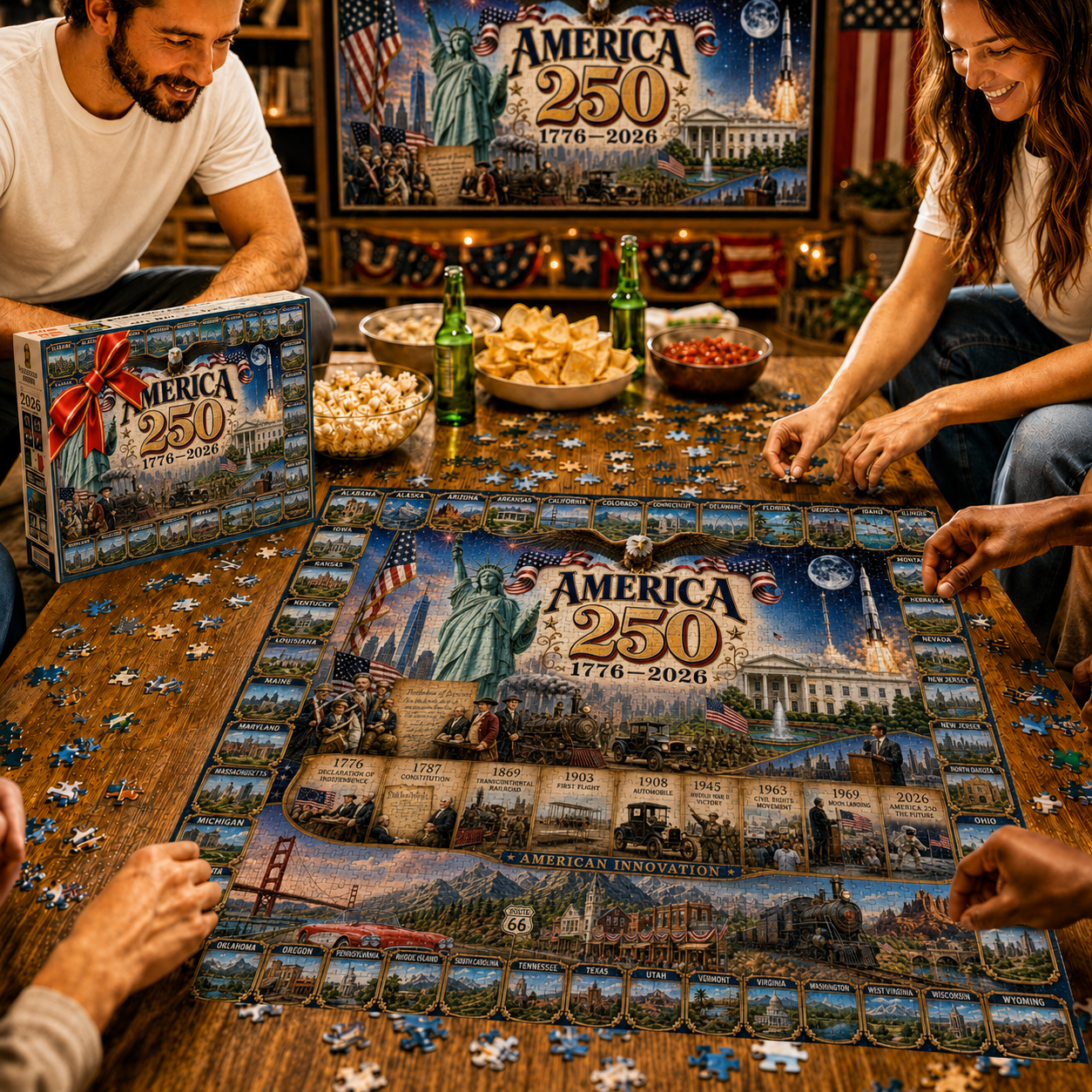 America 250th Anniversary Puzzle (1776–2026)