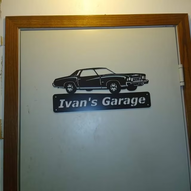 1973-1977 Chevy Monte Carlo-Personalized Metal Wall Art