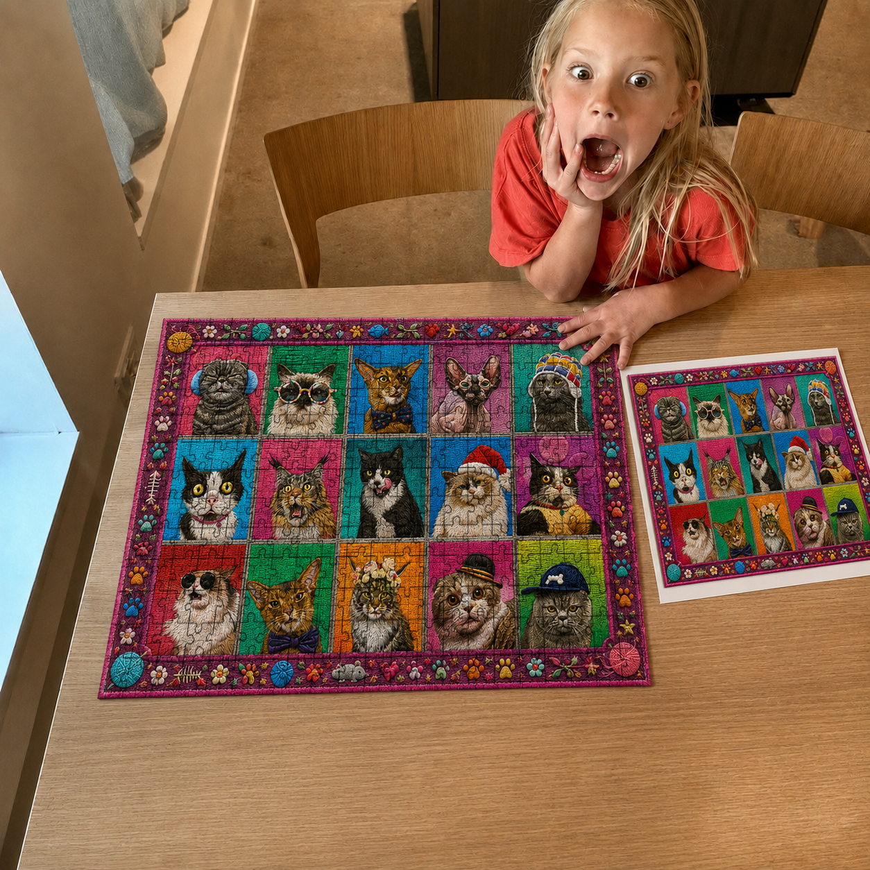 Cat Portraits-A Purr-fect Puzzle Made for Cat Lovers 🐱