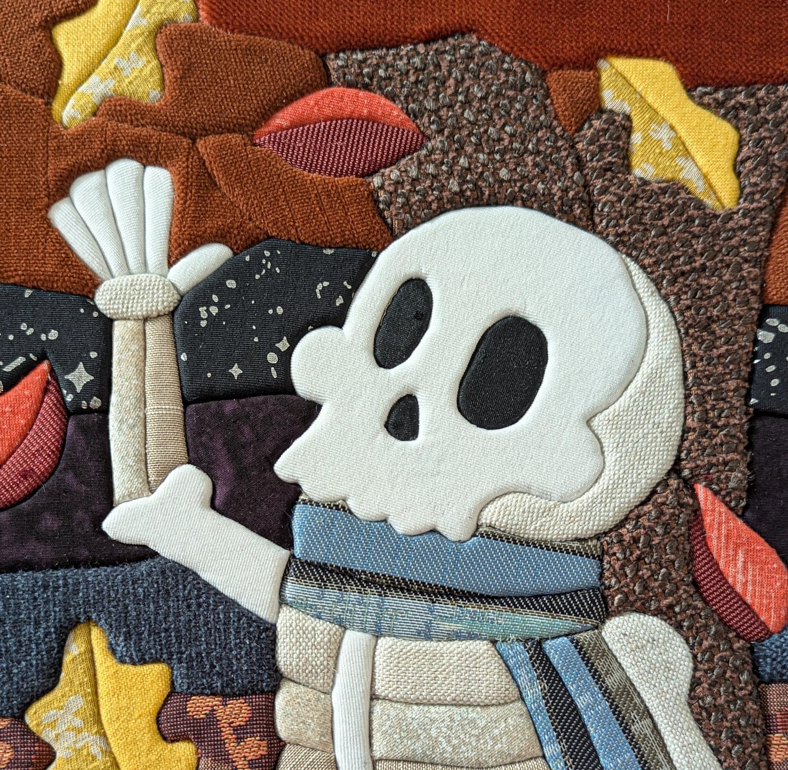 Skeleton Halloween- Original Kinusaiga