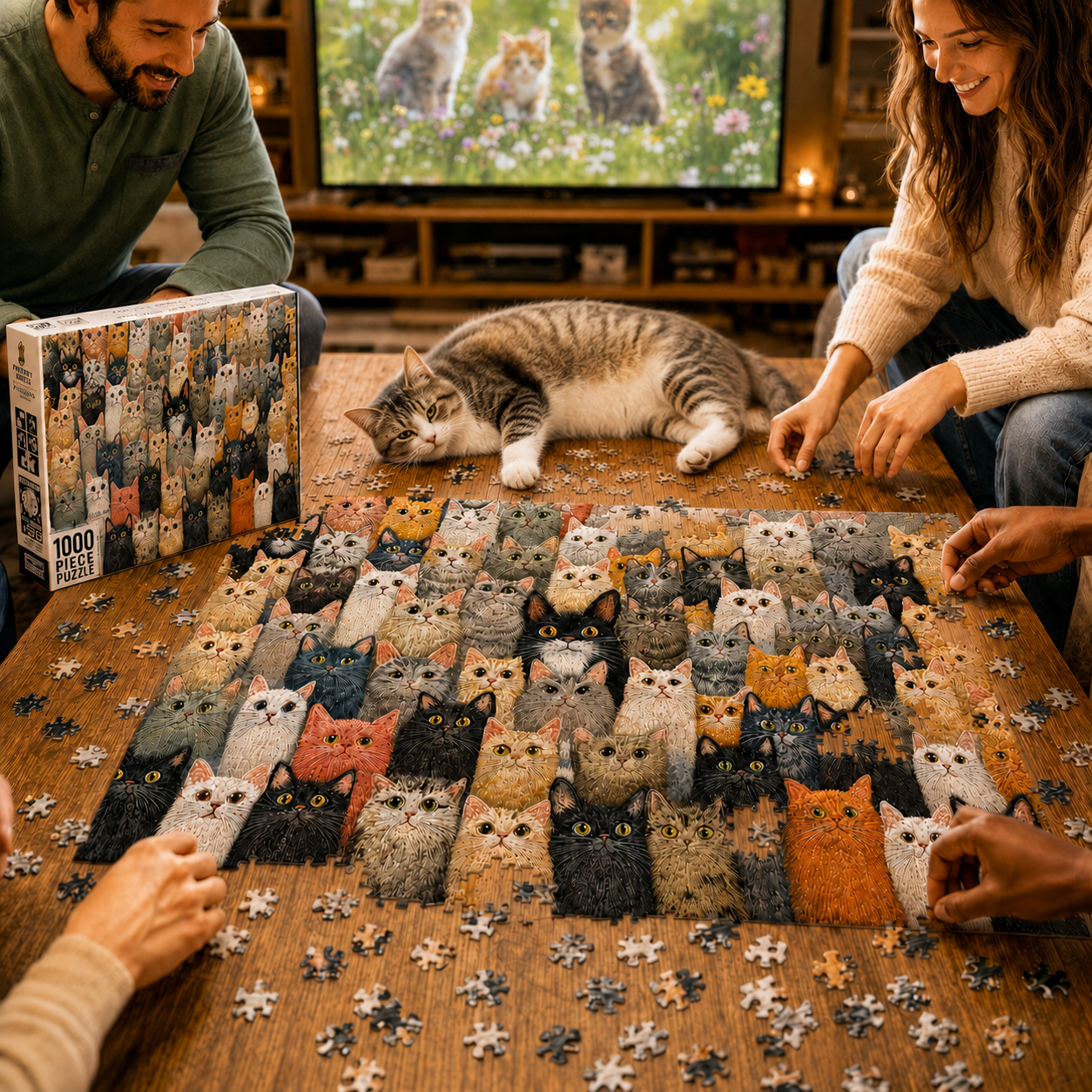 A Cat Lover’s Dream Puzzle — A Cozy Collection of Furry Faces 🐱