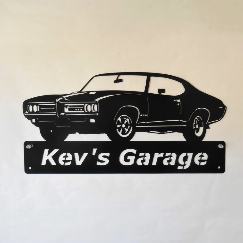1969 Pontiac GTO-Personalized Metal Wall Art