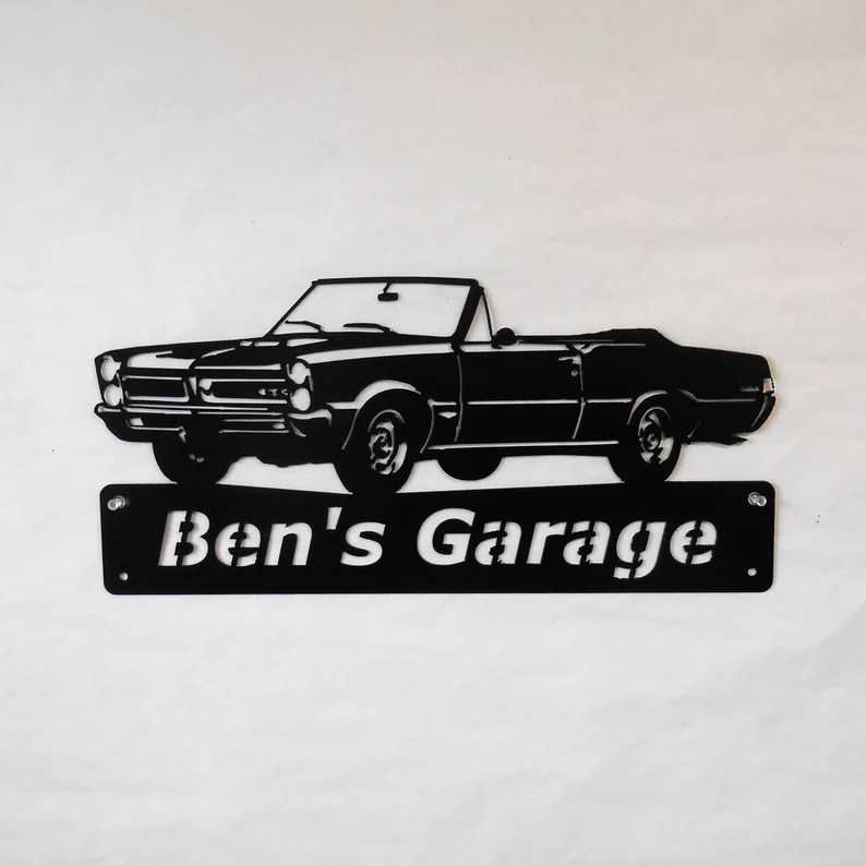 1965 Pontiac GTO-Personalized Metal Wall Art
