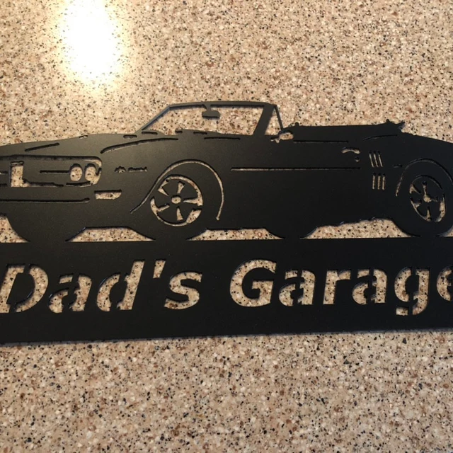 1967 Pontiac Firebird Convertible-Personalized Metal Wall Art