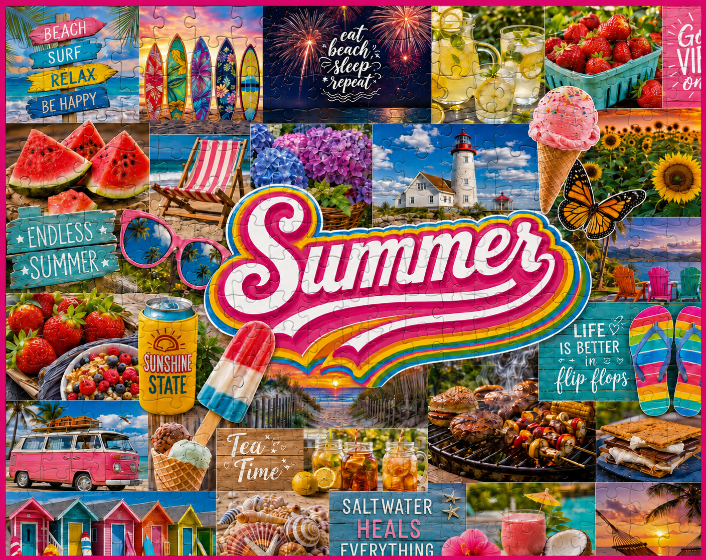 Enjoyable Summer Puzzle – 500/1000 Pieces