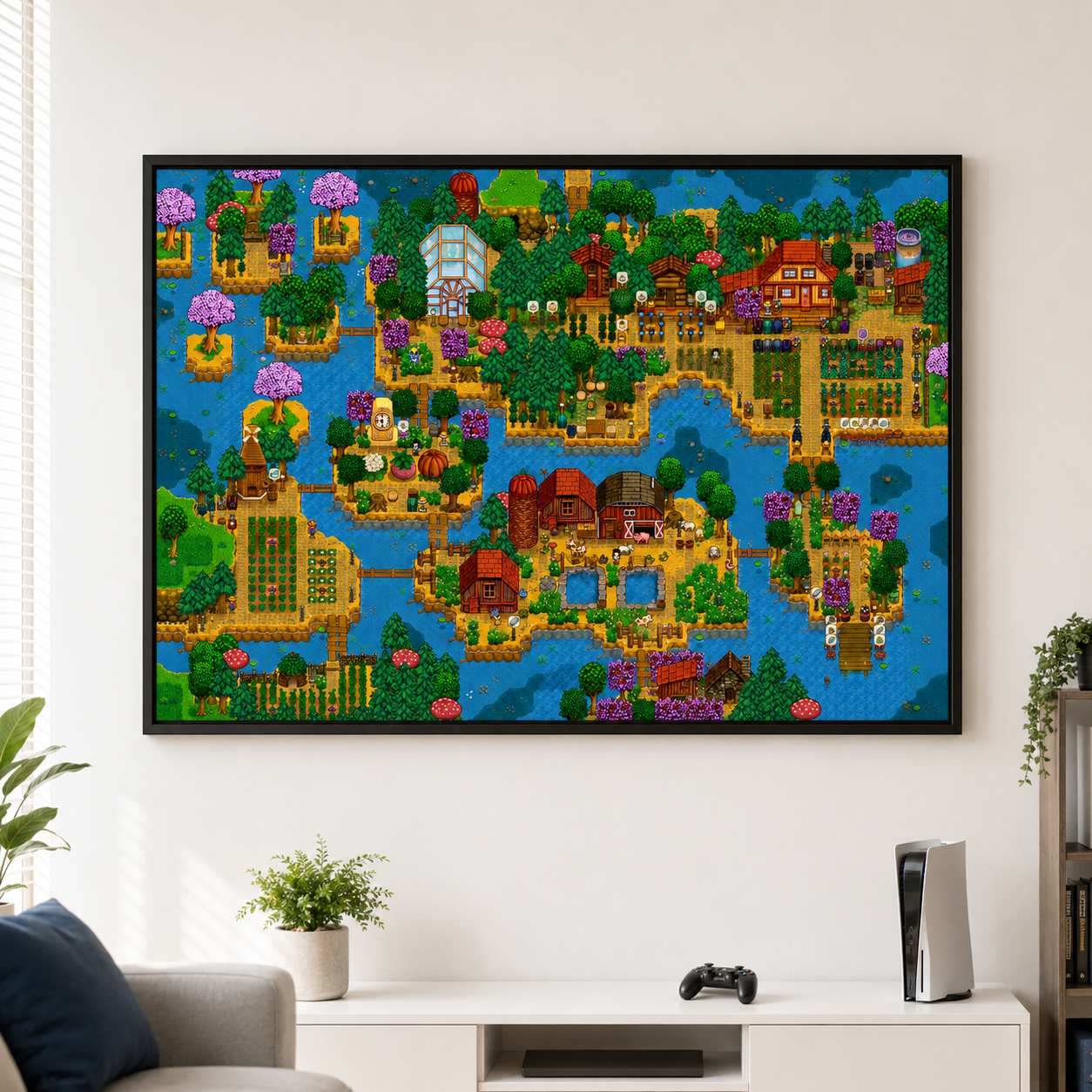 Stardew Valley Seasonal Printed Wall Decor - A Gift Every Stardew Valley Fan Will Love
