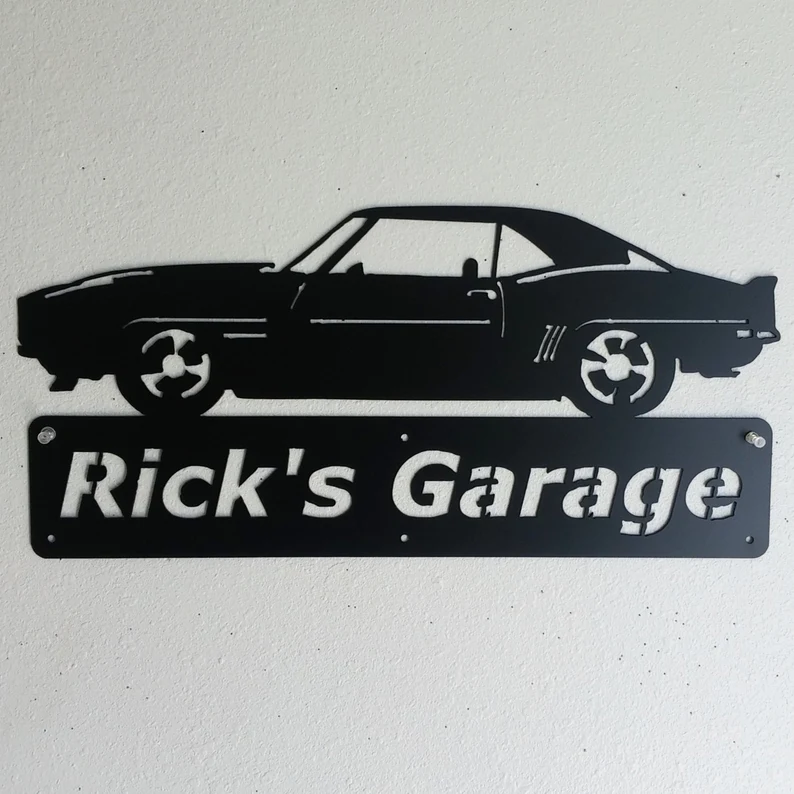1969 Chevrolet Camaro-Personalized Metal Wall Art