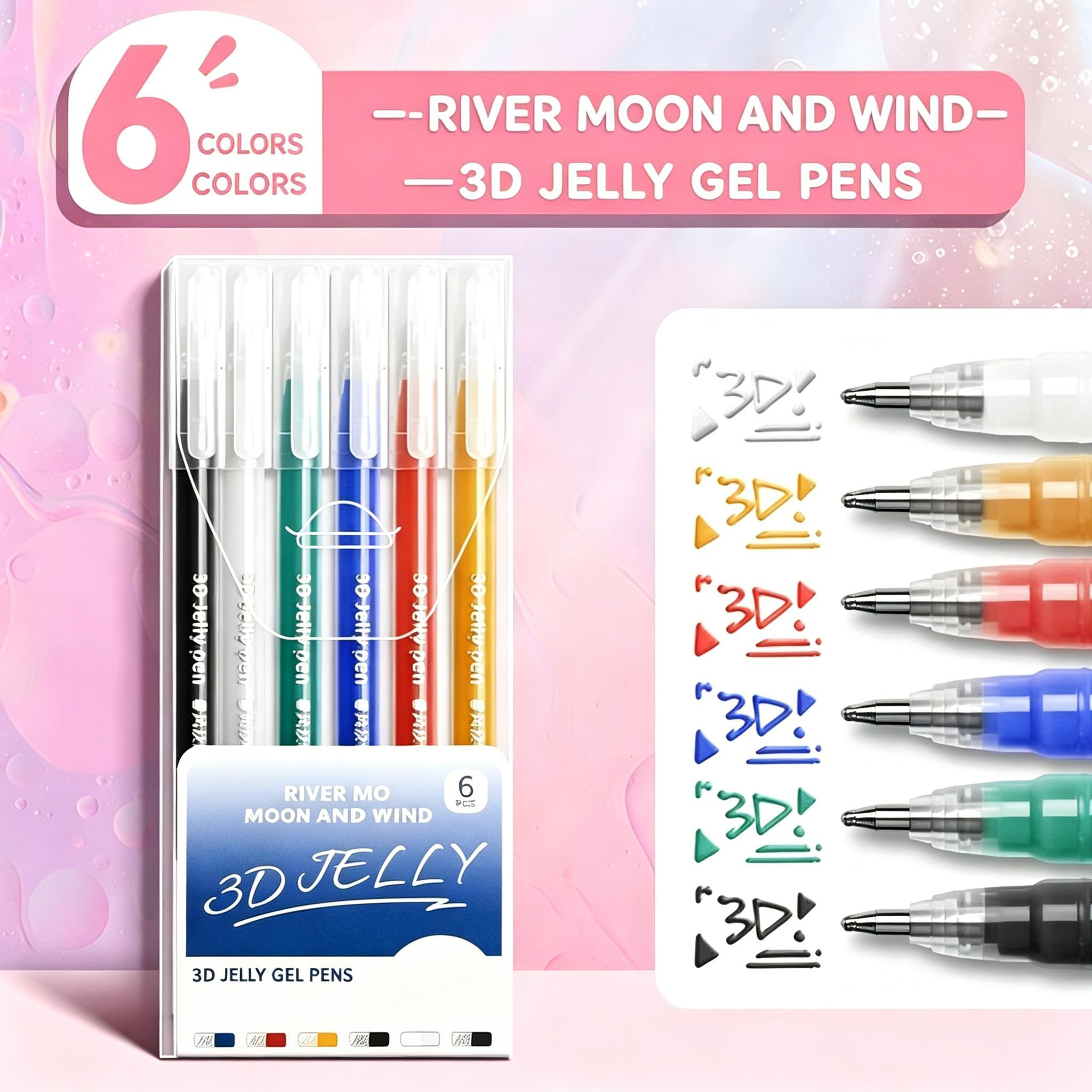 ✨ 3D Jelly Gel Pens – Turn Every Idea Into Colorful Art!