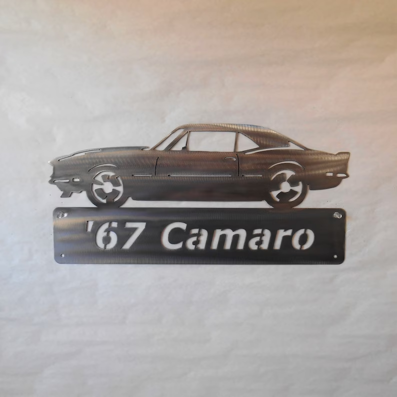 1967 Camaro-Personalized Metal Wall Art