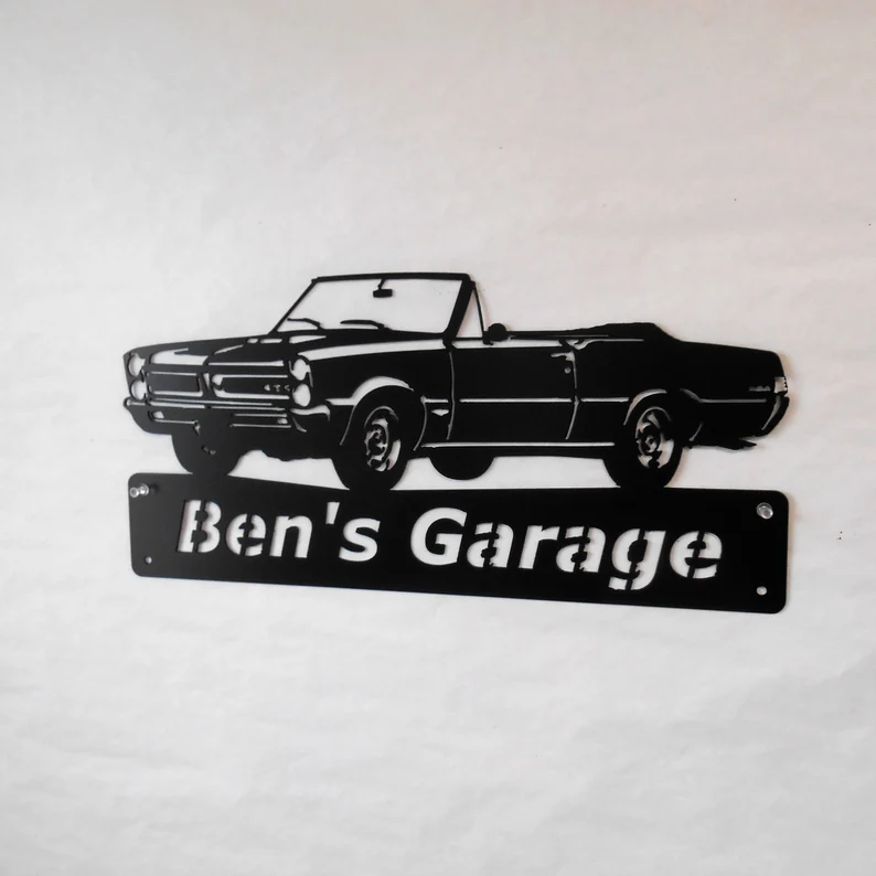 1965 Pontiac GTO-Personalized Metal Wall Art