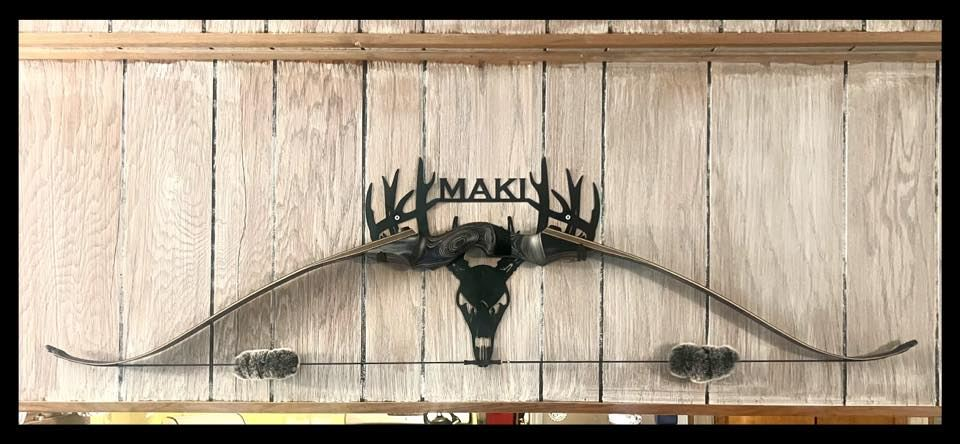 Personalized Metal Deer Skull Rack-The best gift for outdoor lovers