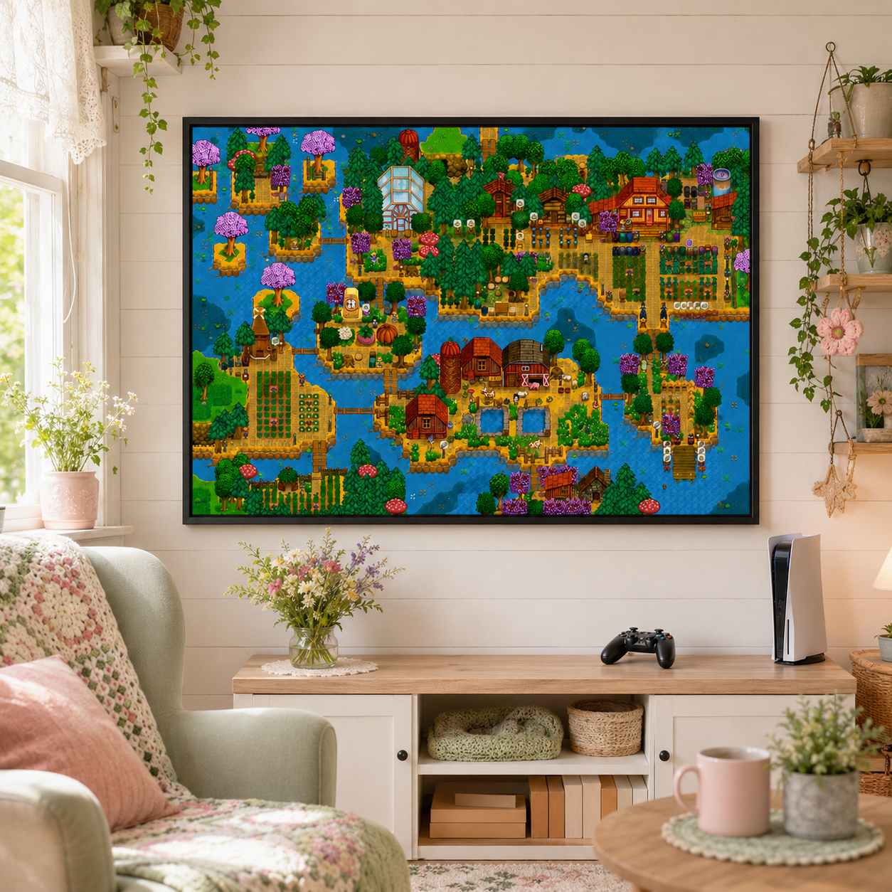 Stardew Valley Seasonal Printed Wall Decor - A Gift Every Stardew Valley Fan Will Love