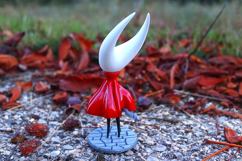 Hollow Knight & Hornet-Inspired 3D Figures, Gamer Gift, Indie Game Room Decor