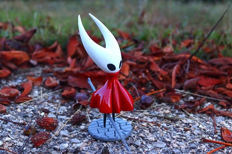 Hollow Knight & Hornet-Inspired 3D Figures, Gamer Gift, Indie Game Room Decor
