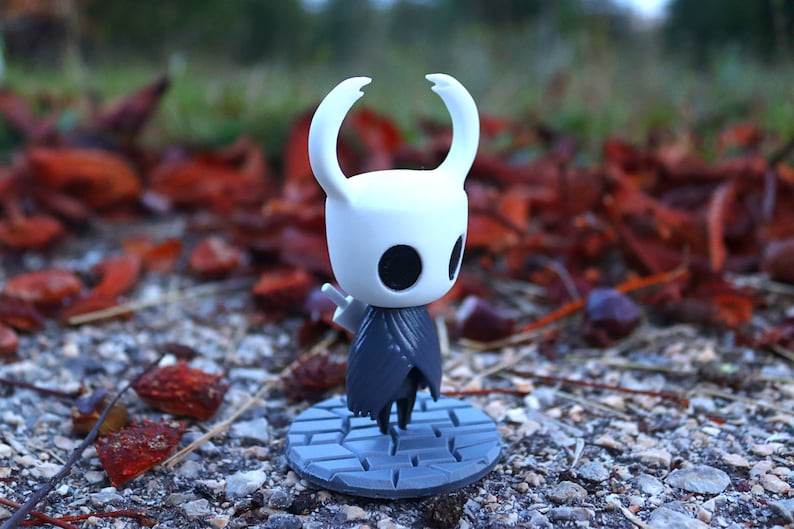 Hollow Knight & Hornet-Inspired 3D Figures, Gamer Gift, Indie Game Room Decor
