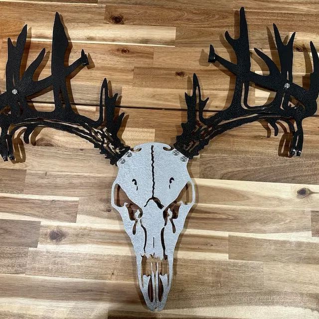 [Copy]Personalized Metal Deer Skull Bow Rack-The best gift for outdoor lovers