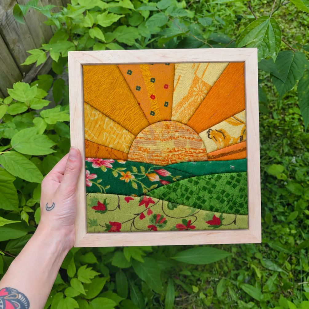SUN Kinusaiga Kit Stitch-Free Fabric Art 