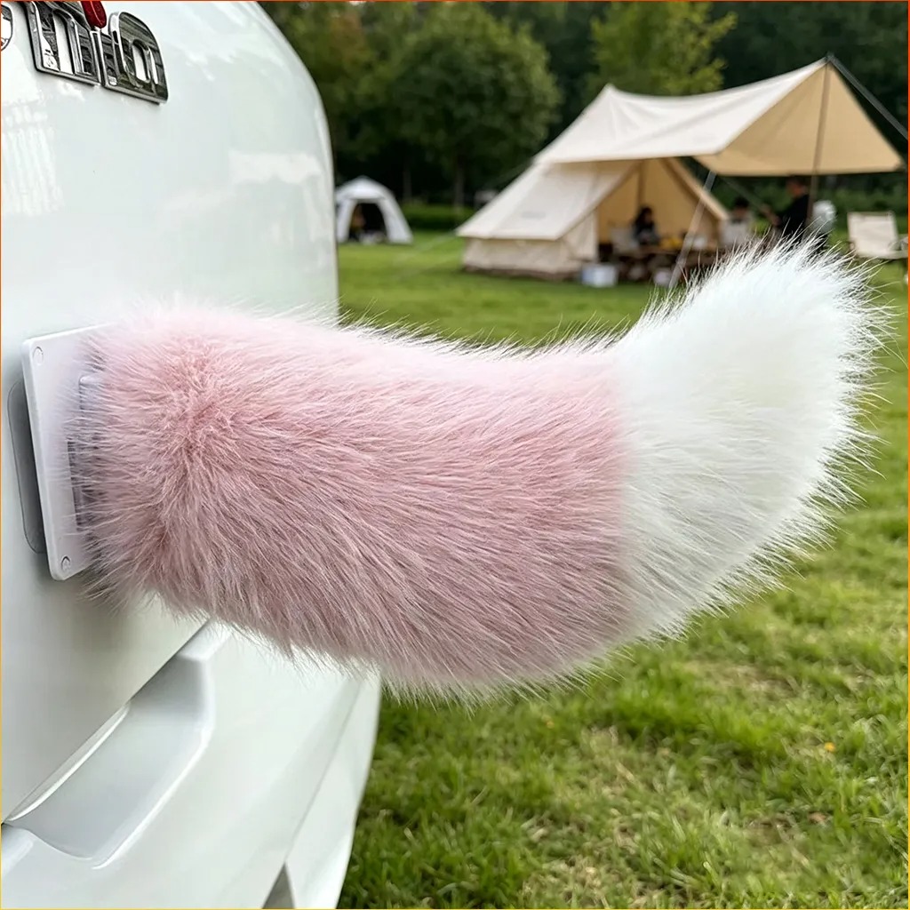 Remote-Control Fluffy Wagging Tail Car Accessory