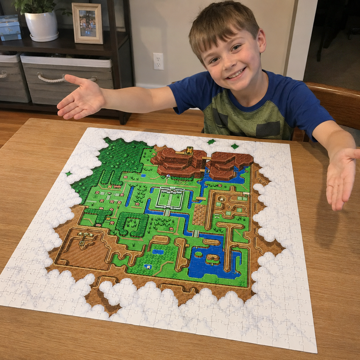 ⚔️Zelda-Inspired day and night Map Puzzle – A Must-Have for Game Fans🍄