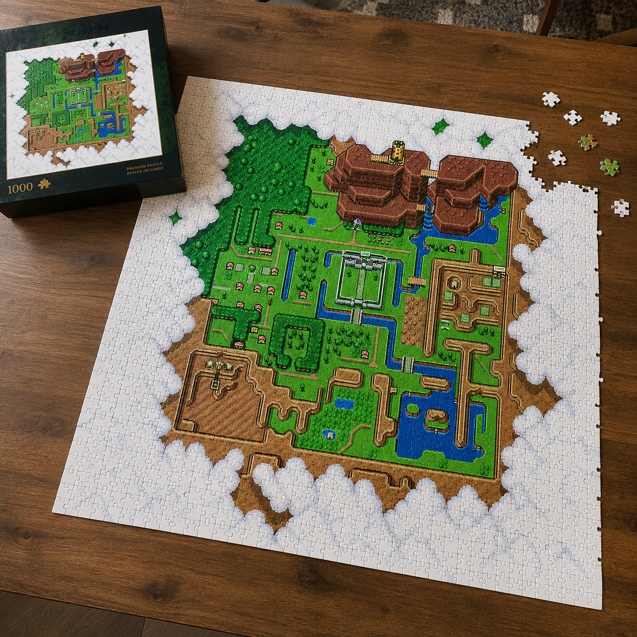 ⚔️Zelda-Inspired day and night Map Puzzle – A Must-Have for Game Fans🍄