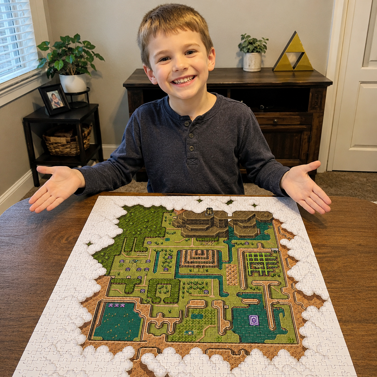 ⚔️Zelda-Inspired day and night Map Puzzle – A Must-Have for Game Fans🍄