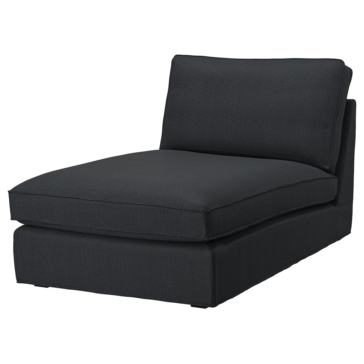 Chaise longue antracita con cojines suaves-orderlumo