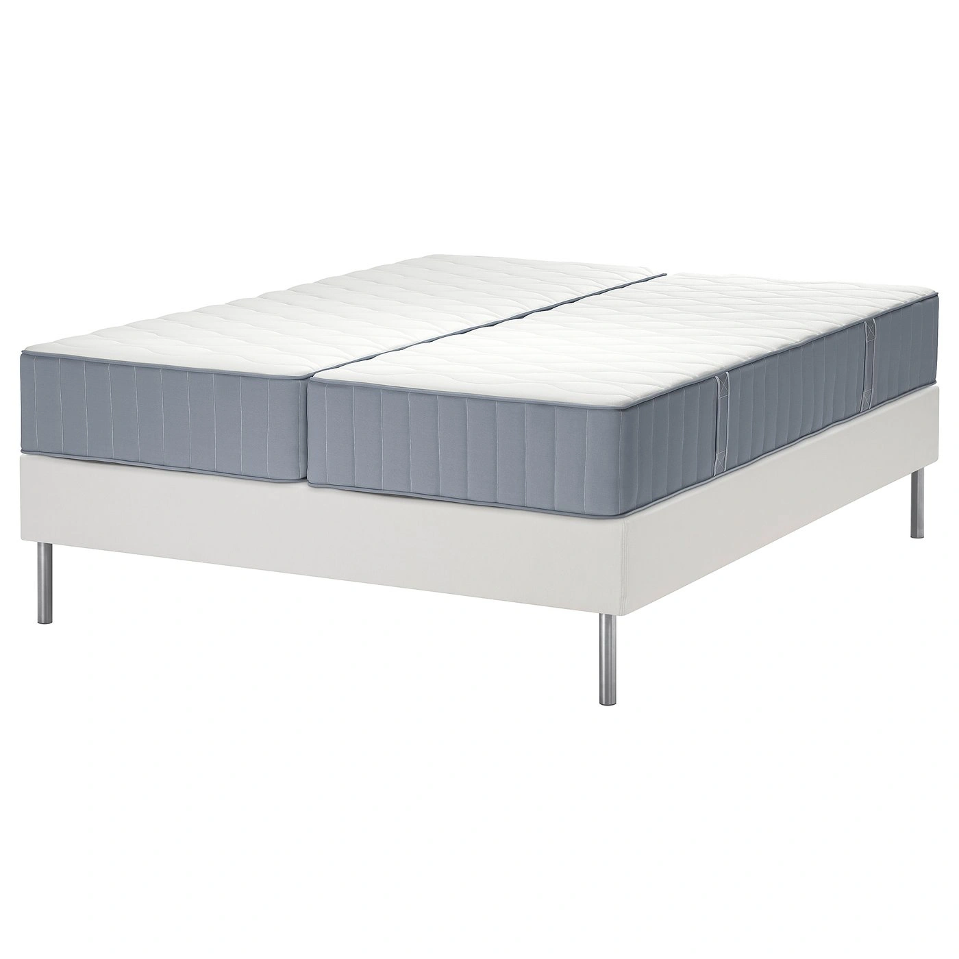 Cama diván azul claro blanca firme extra firme 180x200 cm-orderlumo