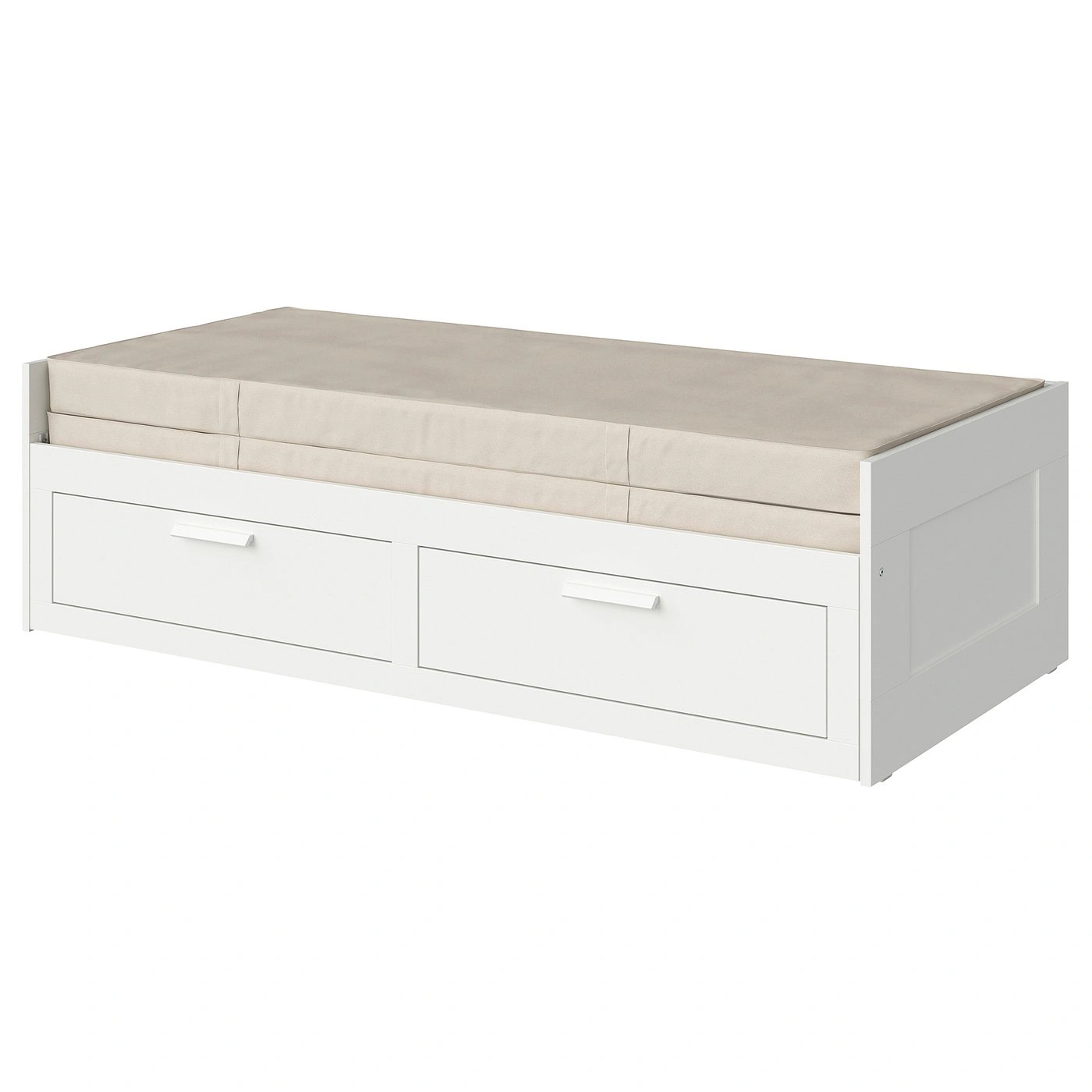 Cama nido con 2 cajones 2 colchones blanca extra firme 80x200 cm-ordervexa