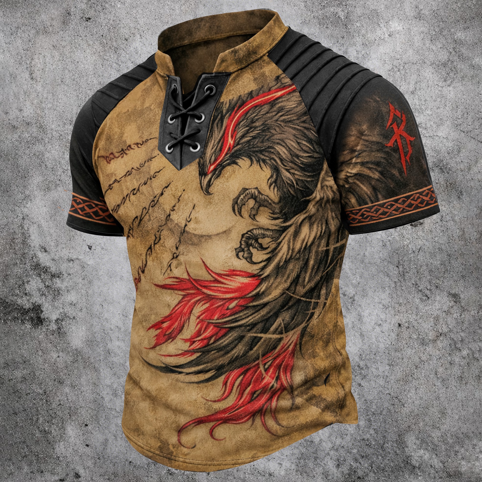 Norse Rune T-Shirt - Viking - NorseKin front view
