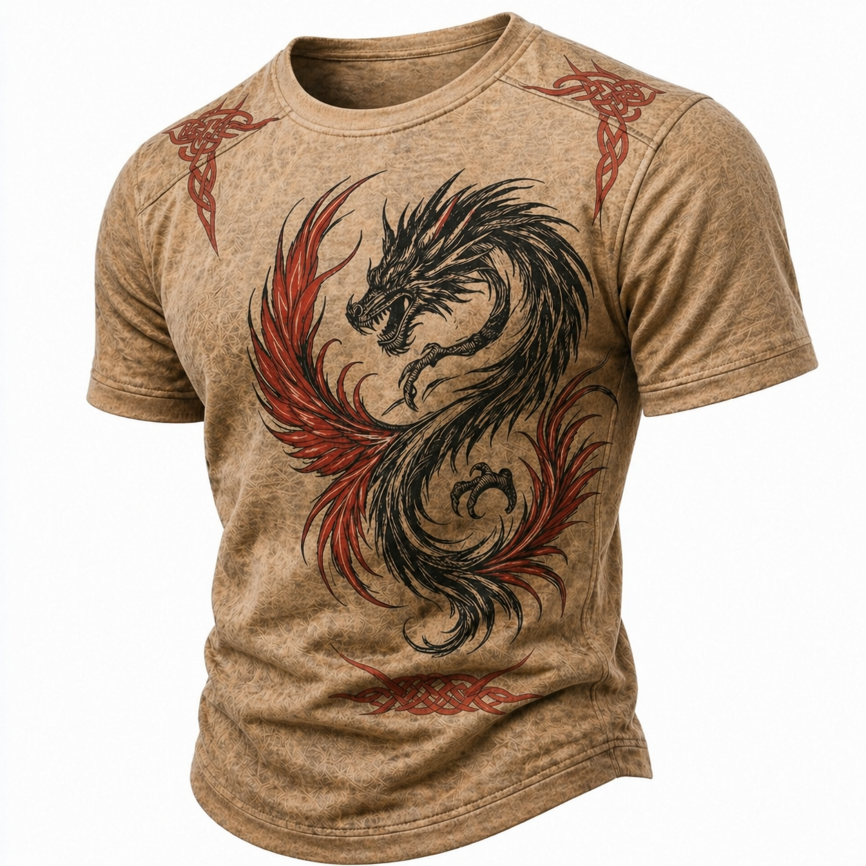 Dragon Mythic Graphic T-Shirt - NorseKin front view