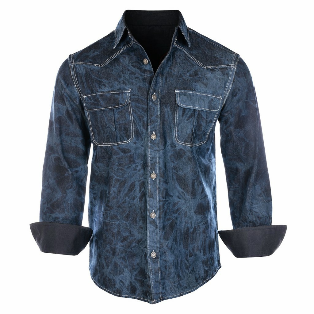 Skull Distressed Shirt - NorseKin detail view 4