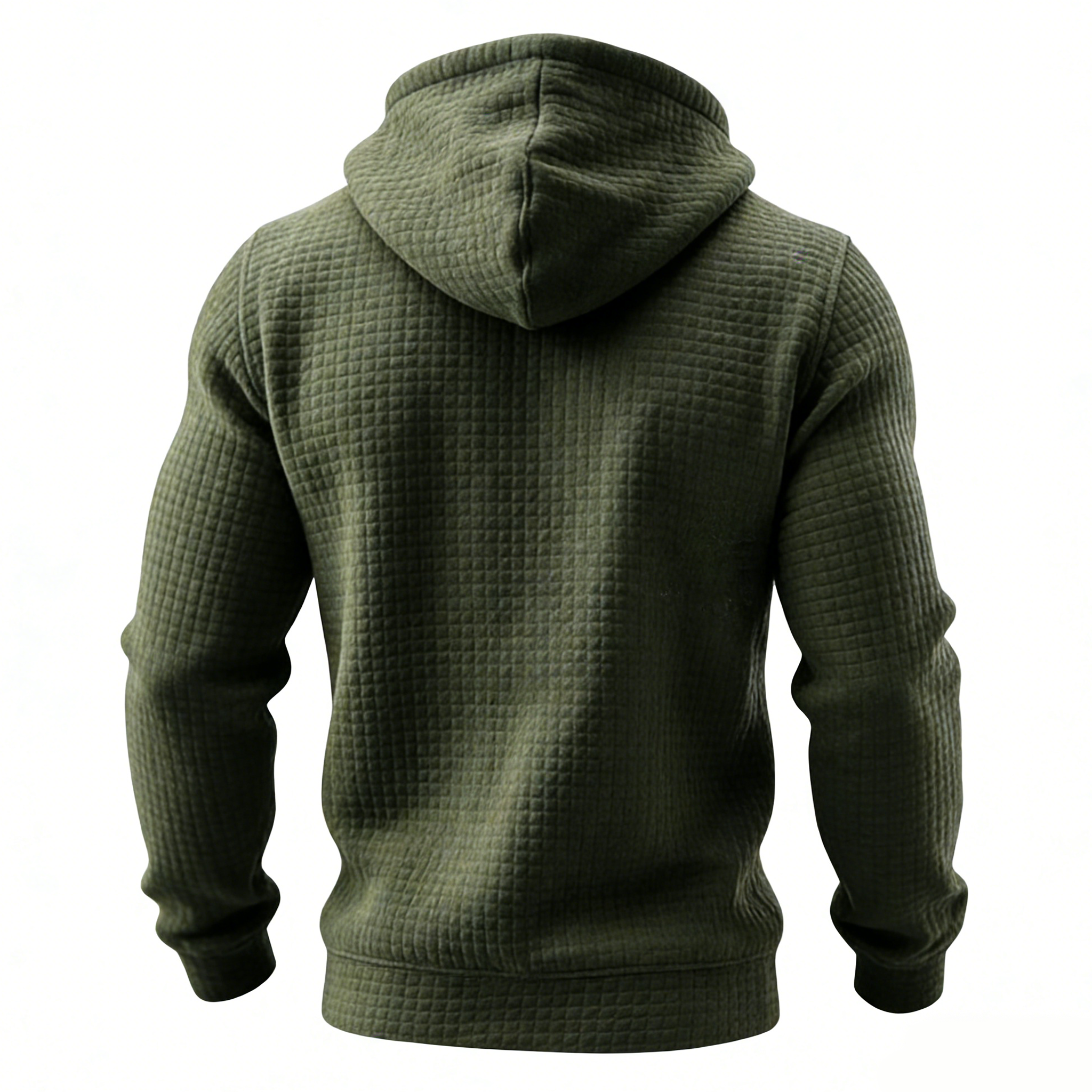 Vegvisir Compass Waffle-Knit Pullover Hoodie - NorseKin detail view 3