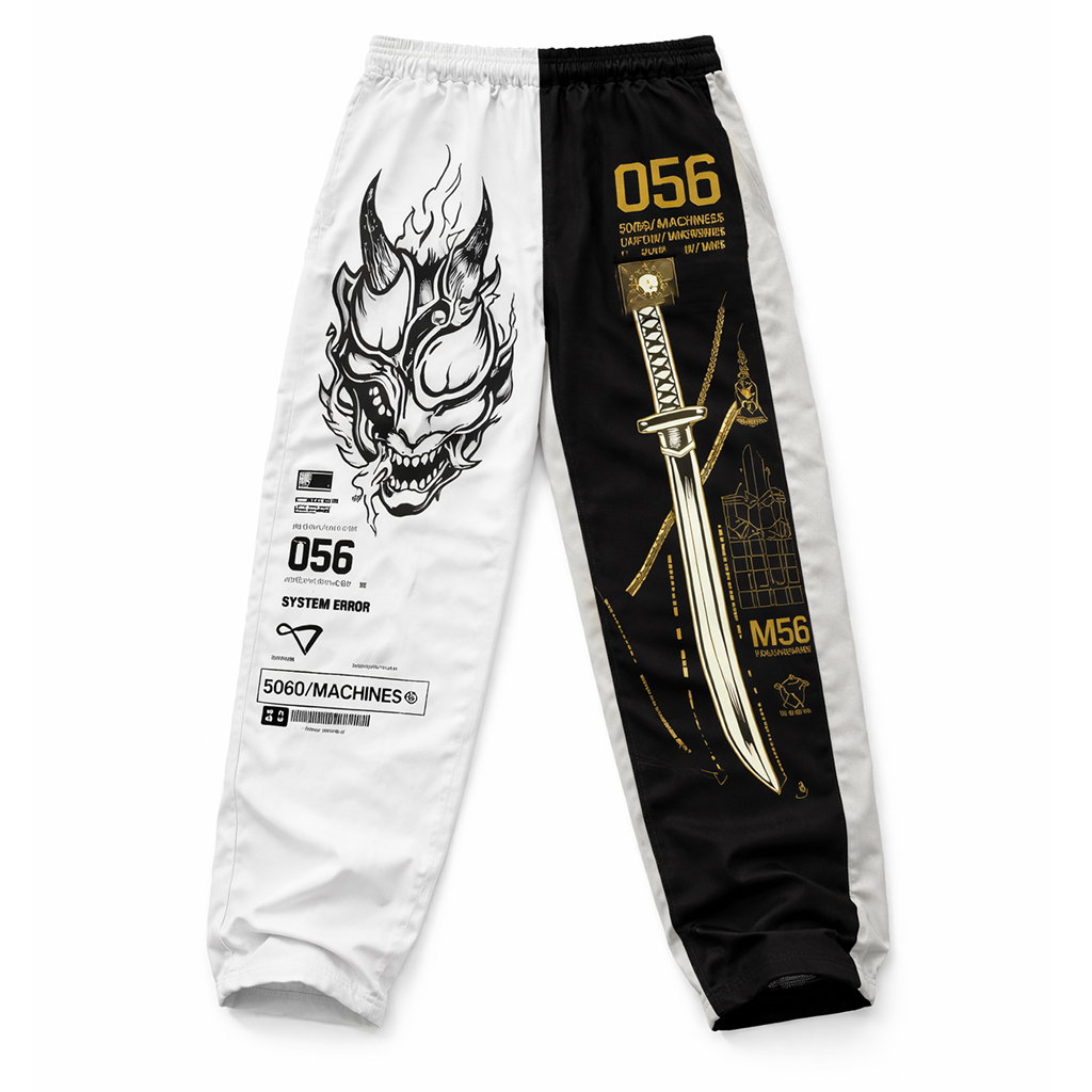 Techwear White Pants - NorseKin detail view 2