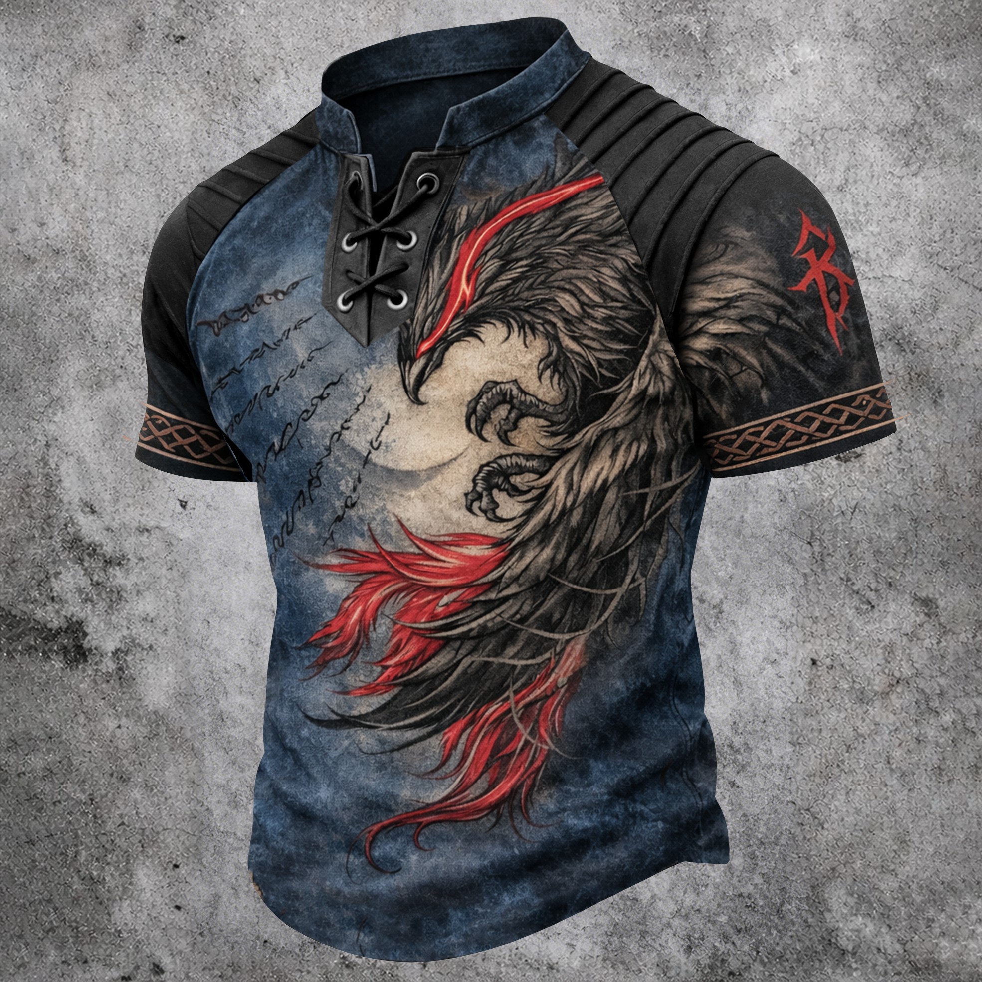 Norse Rune T-Shirt - Viking - NorseKin detail view 2