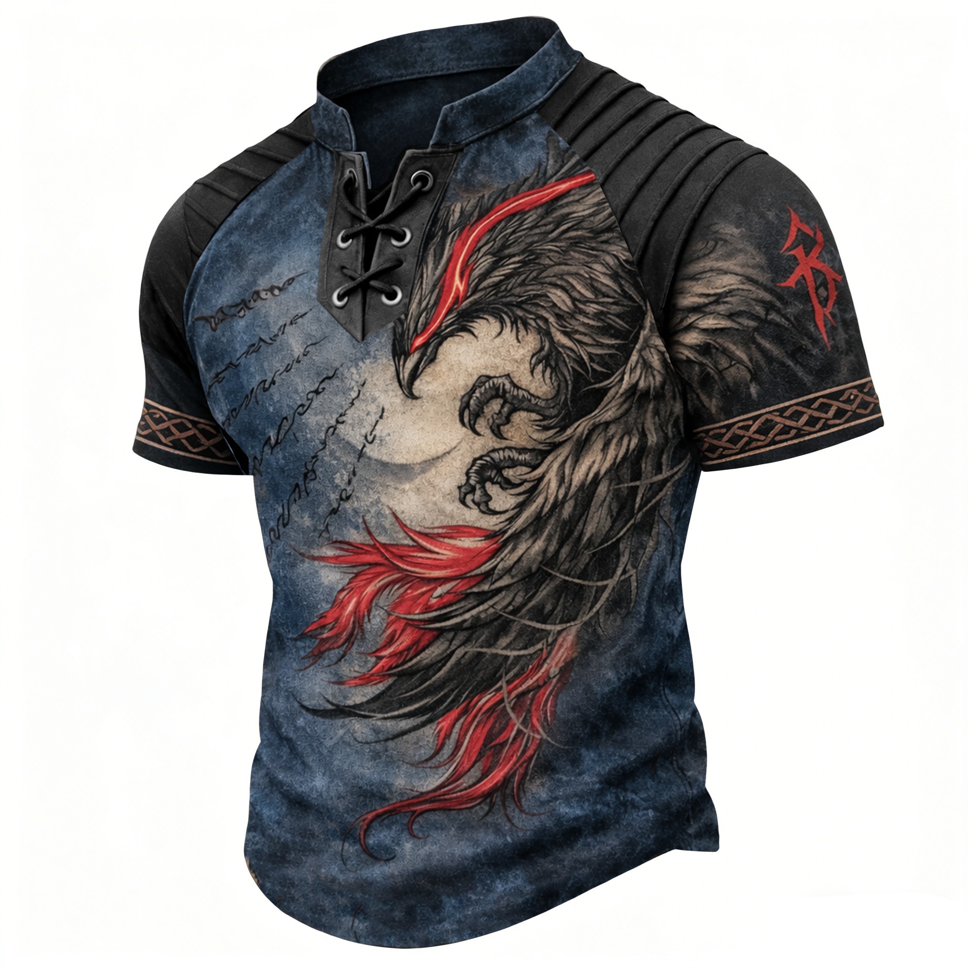 Norse Rune T-Shirt - Viking - NorseKin detail view 4