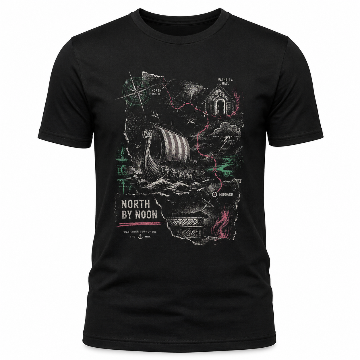 Dark Myth Raven Graphic T-Shirt