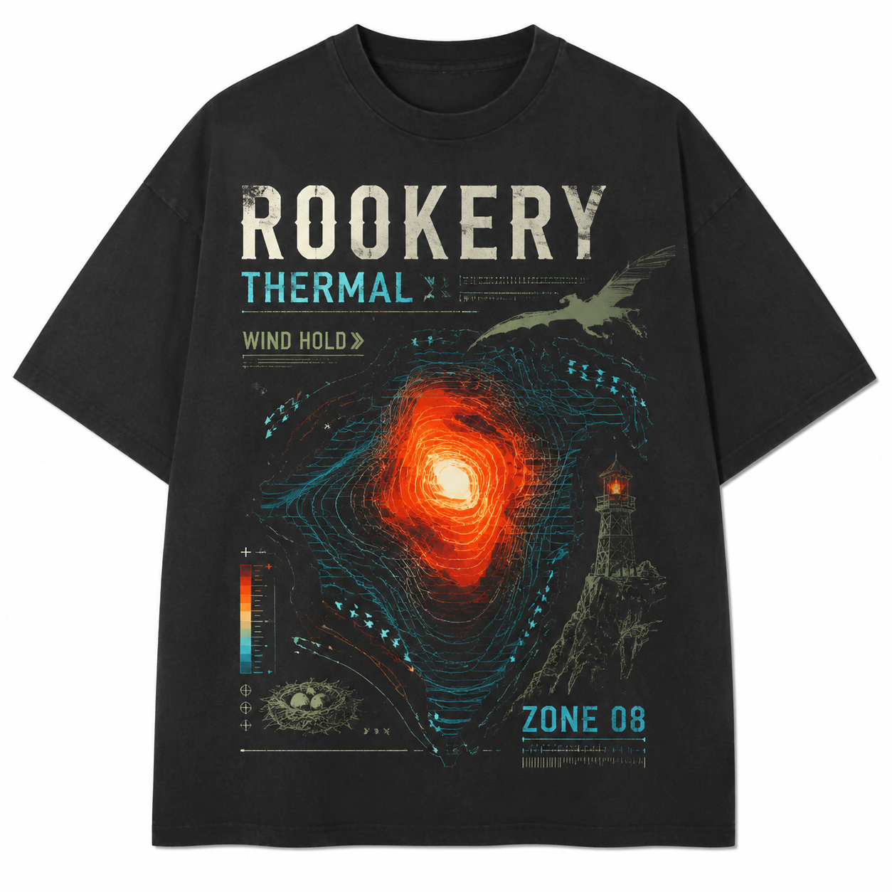Rookery Thermal Raven T-Shirt