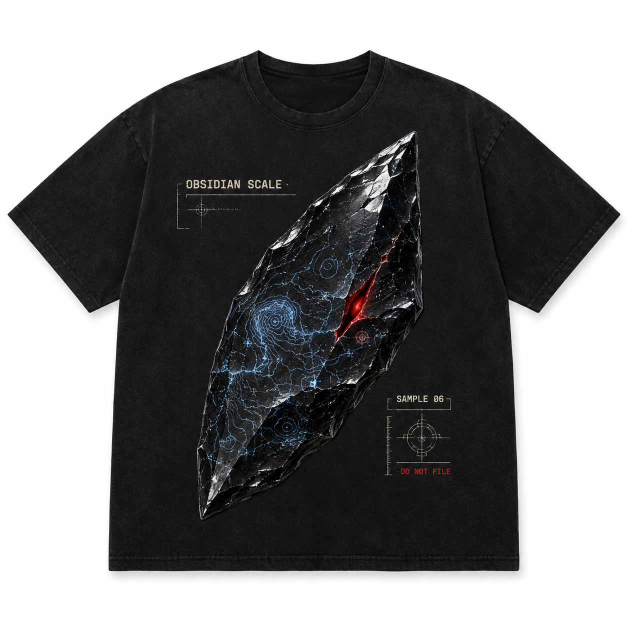 Obsidian Feather Graphic T-Shirt