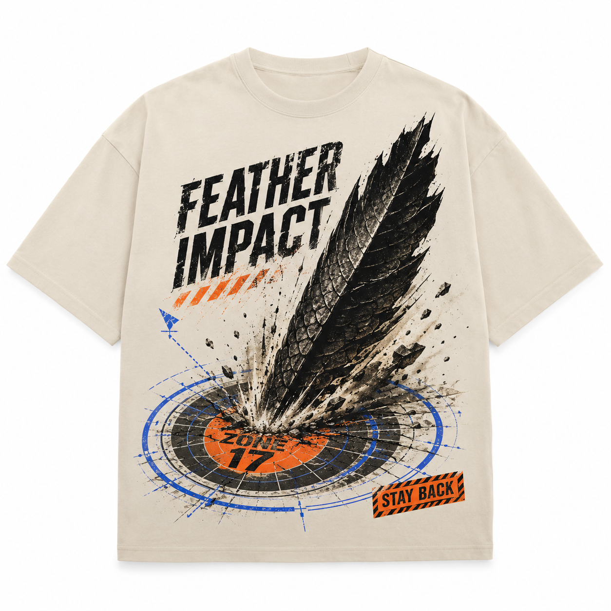 Feather Impact Graphic T-Shirt