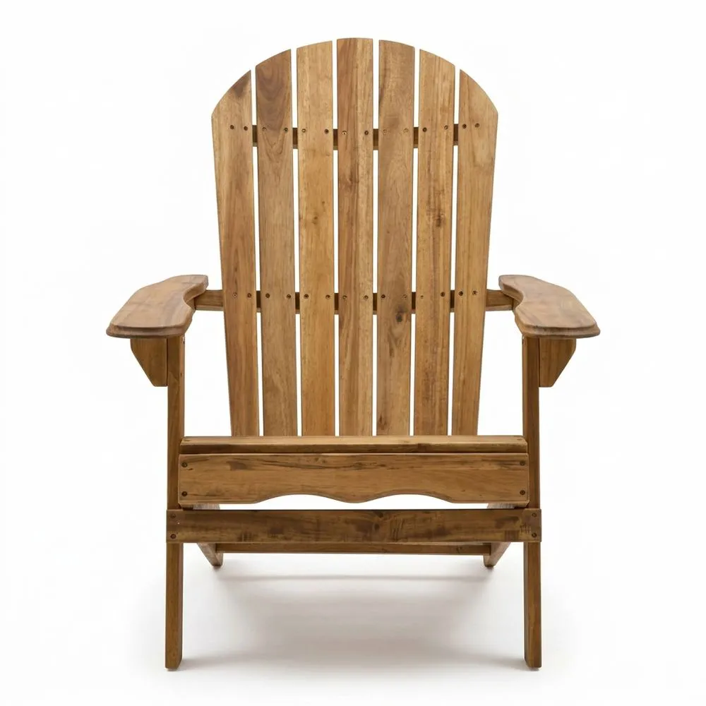 Silla de exterior de madera de acacia 90x75x90 cm