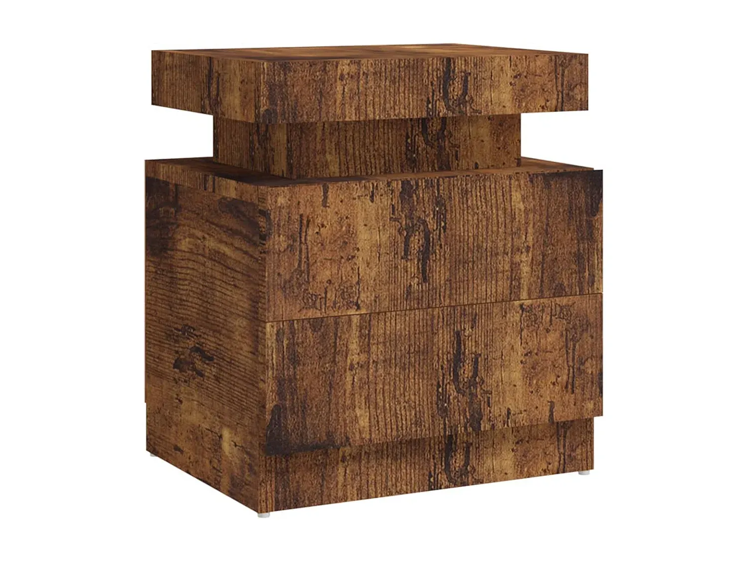 Moderner Nachttisch in Betongrau 45x35x52 cm