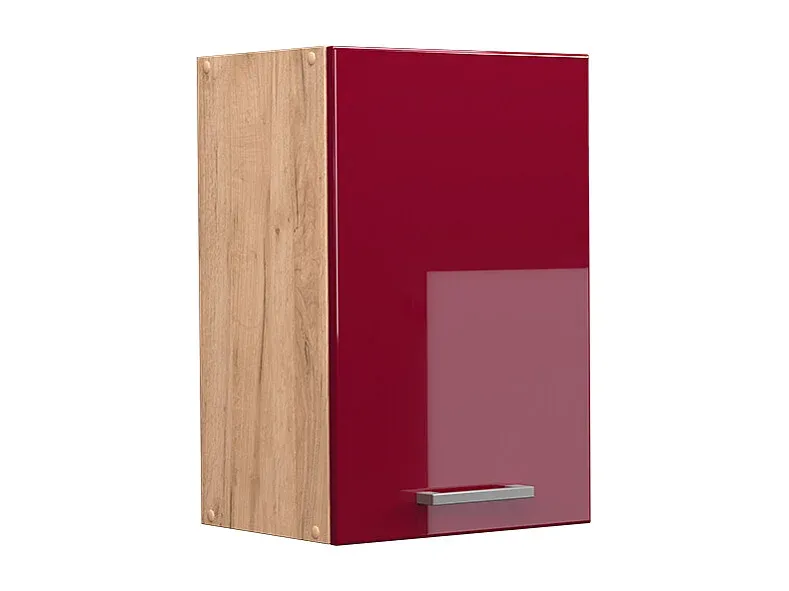 Moderner Küchenschrank in Edelgrau mit Türen