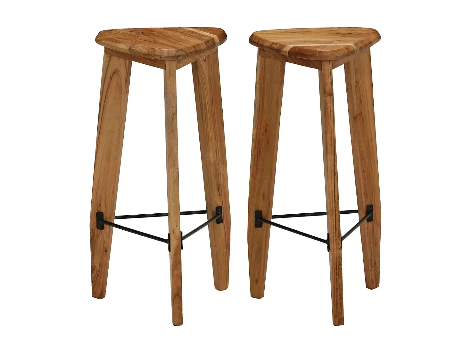 Holz Barhocker Set aus Akazie