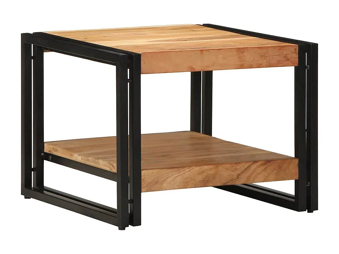 Eleganter Wohnzimmertisch aus Akazienholz 50x50x38 cm