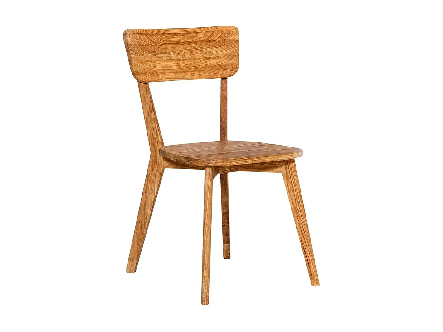 Moderner Esszimmerstuhl aus Eichenholz