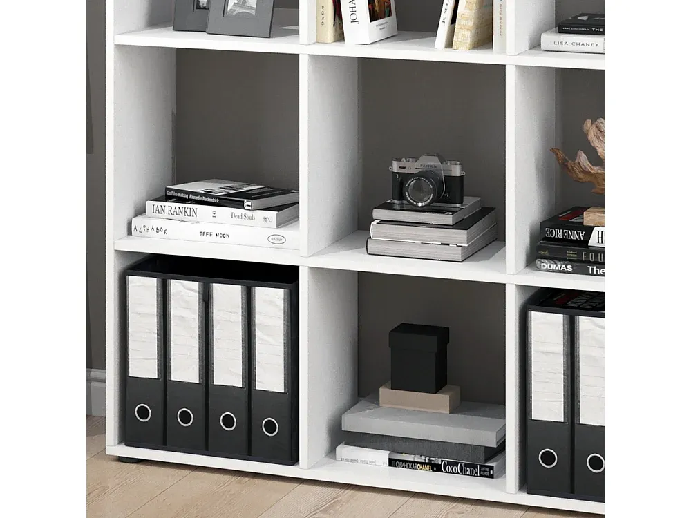 Moderner Raumteiler in Weiß, 104x29x108 cm