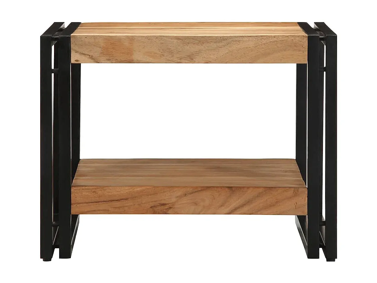 Eleganter Wohnzimmertisch aus Akazienholz 50x50x38 cm