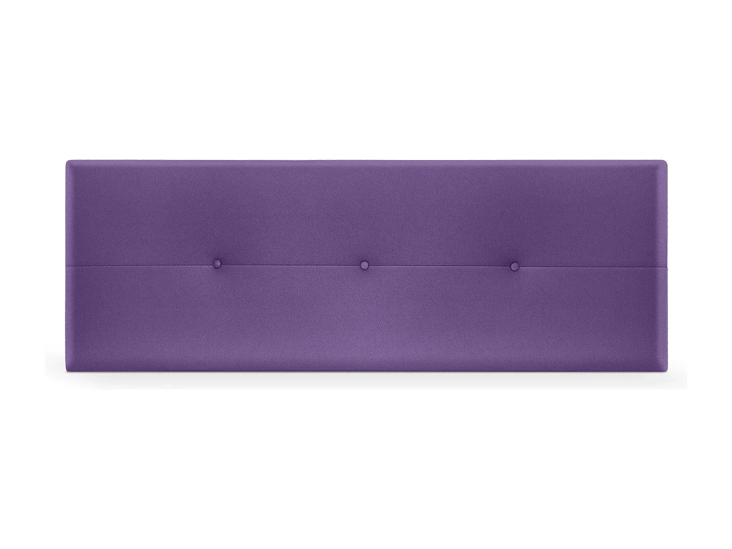 Kopfteil aus Kunstleder mit Knöpfen 145x50cm - Lila